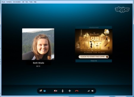 Skype anuncia el lanzamiento de los Conversation Ads. Anuncios publicitarios en la ventana de llamada