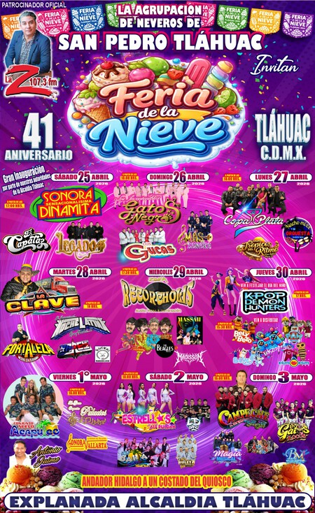 CDMX se refresca este fin de semana largo con la Feria de la Nieve y sus sabores más inesperados como higo con mezcal, chicle, camarón y pica fresa