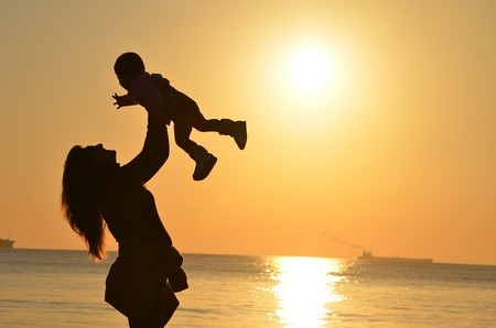 madre e hijo