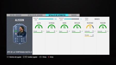 TOTSSF. Todos los mapas del Equipo de la temporada de la Premier League y los nuevos objetivos temáticos 14 Fifa 20 C Fut en los menús 1302