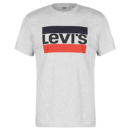 Levi's Sportswear Logo Graphic Camiseta Hombre, Grey, L