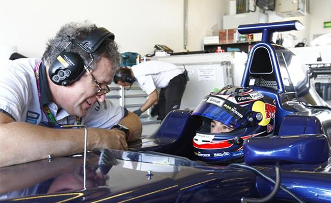 Mitch Evans GP3 Desarrollo