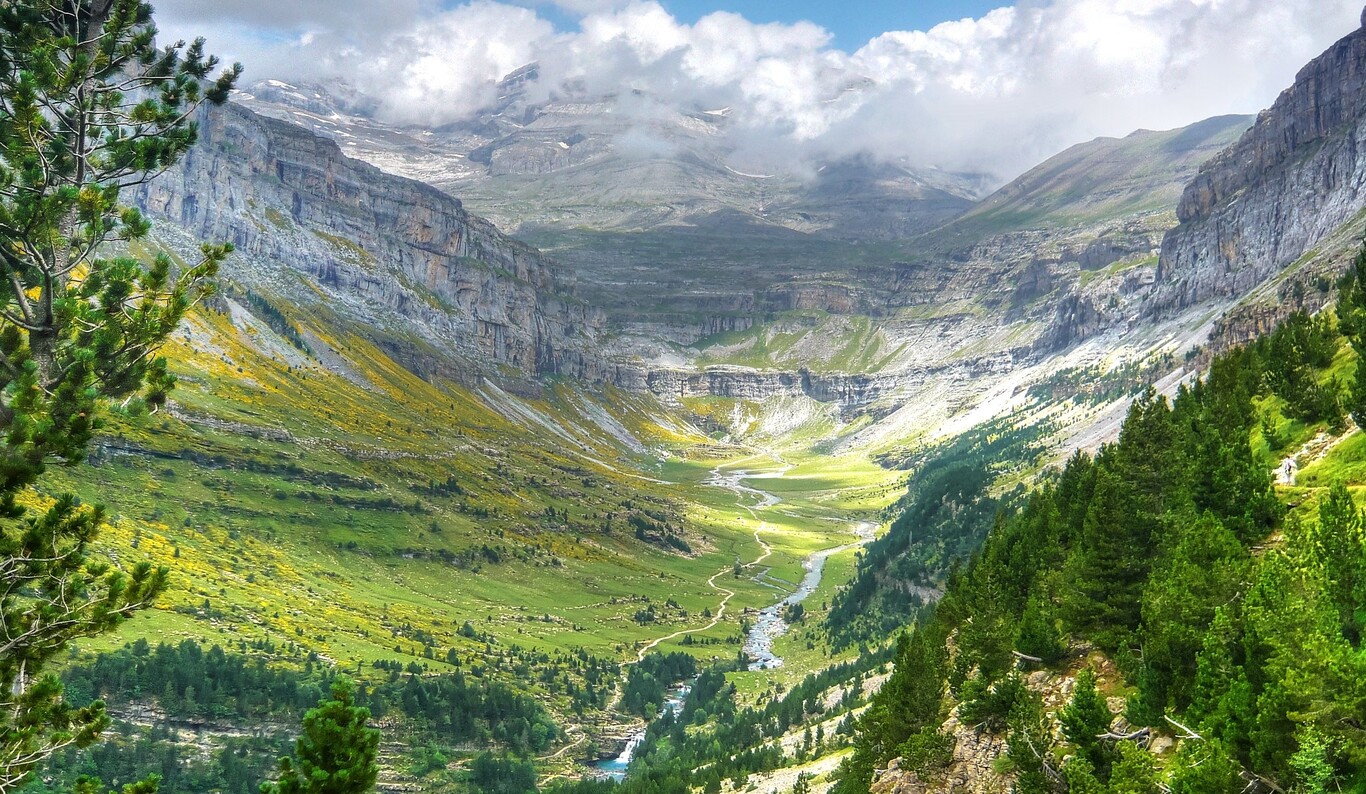 El valle de Ordesa, escogido como el más bonito de España