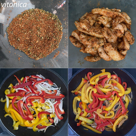 Fajitas Sanas Paso