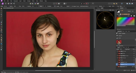 Limpieza de piel en affinity photo