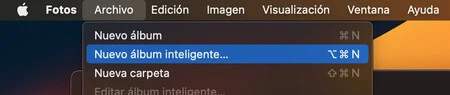 album inteligente fotos mac