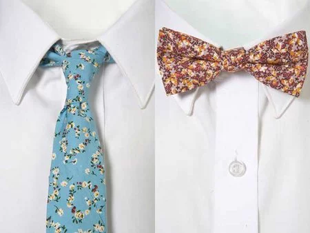 Complementos micro florales de Topman para lograr un toque retro