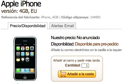 iPhone disponible para Pre-pedido