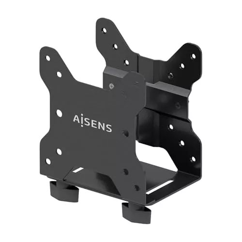 AISENS - MPC05-205 - Soporte Versátil de Instalación para Mini PC, Negro
