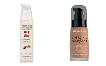 Truco de maquillaje para hombres: seborregulador junto a la base de color