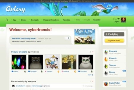 Aviary sale de la beta privada con interesantes novedades