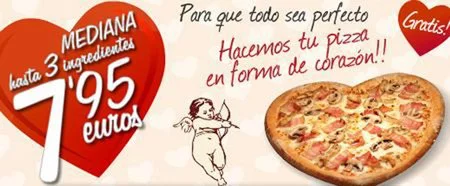 Telepizza también celebra San Valentín