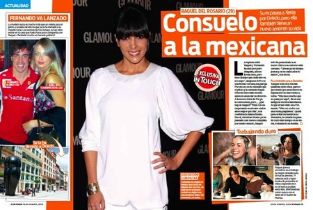Raquel del Rosario de mariachis, nachos, tequilas y que sé yo...
