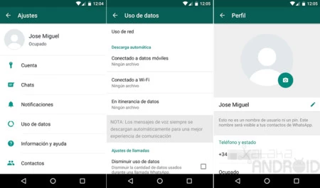 Whatsappの新しい設定
