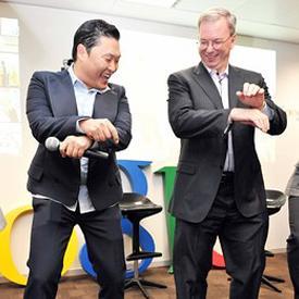 Eric Schmidt PSY Oppa Gangnam Style
