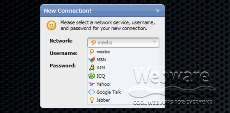 Meebone, Meebo en tu escritorio