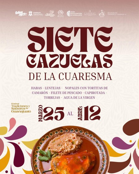 Festival Las Siete Cazuelas de Cuaresma 2026 en Guanajuato: un festín de guisos tradicionales que no te puedes perder