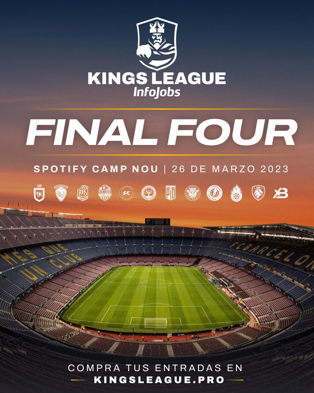 Final Four de la Kings League: hora, equipos y dónde ver quién será el campeón de la liga de Ibai, Piqué y DjMaRiiO Final Four de la Kings League: hora, equipos y dónde ver quién será el campeón de la liga de Ibai, Piqué y DjMaRiiO
