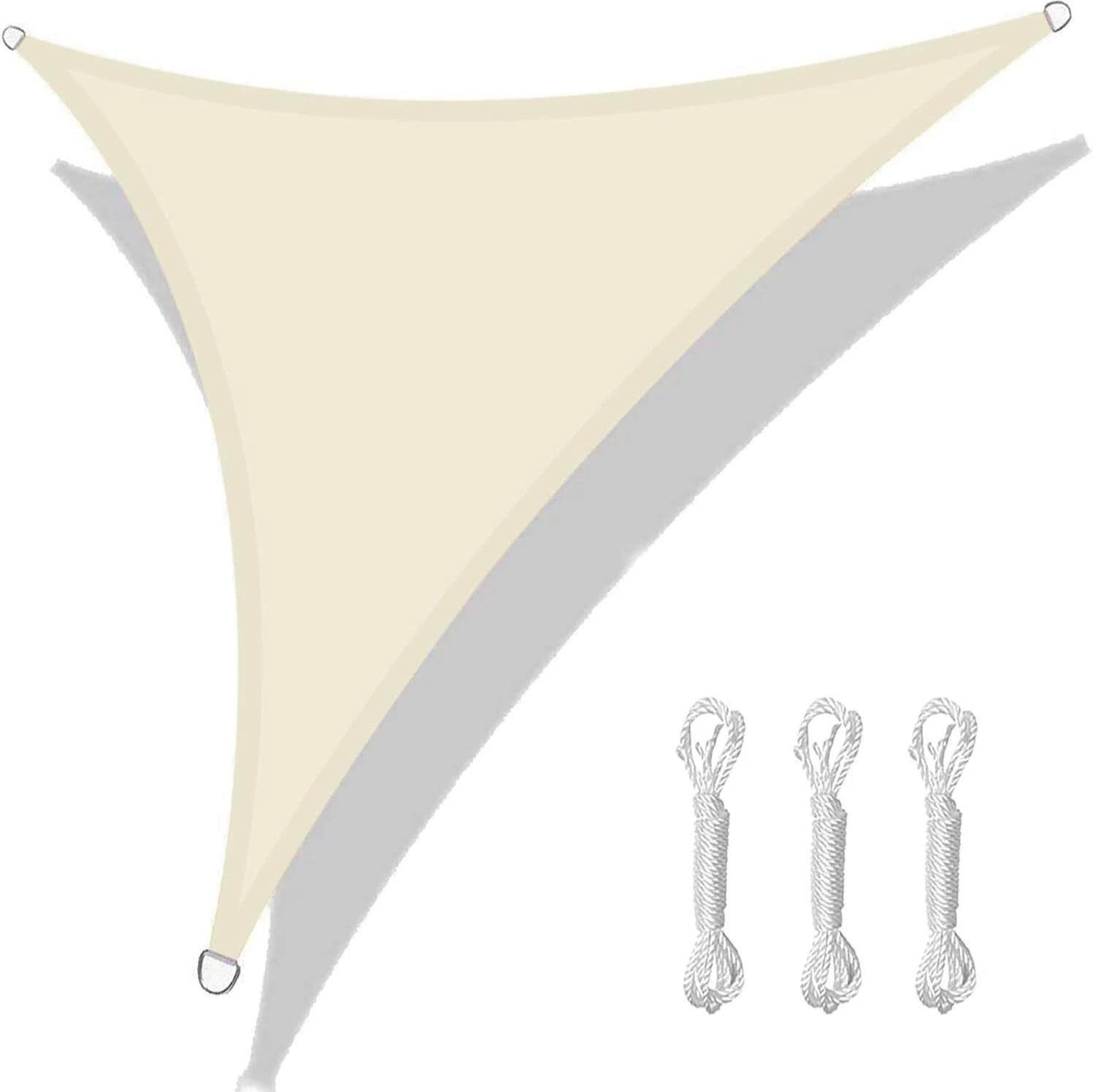 Toldo vela triangular Coversun 2x2 metros beige
