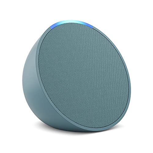 Echo Pop (Última generación) | Altavoz inteligente Bluetooth con Alexa de sonido potente y compacto | Verde azulado