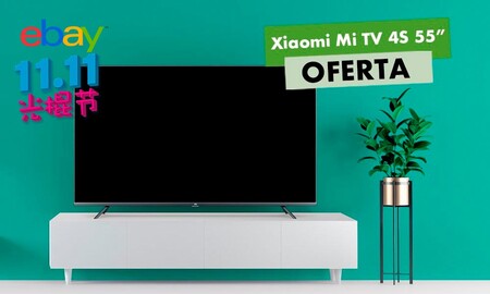 Con el cupón P1111 de eBay por el 11 del 11, tenemos la Xiaomi Mi TV 4S de 55 pulgadas por sólo 359,99 euros