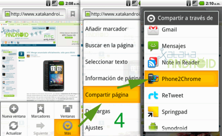Chrome to Phone to Chrome