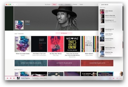 Nuevo rediseño de iTunes para Mac en la WWDC y el adiós a las descargas de canciones