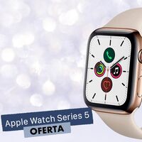 518 euros es el precio mínimo al que ha estado el Apple Watch Series 5 GPS+Celular de acero en dorado en Amazon y lo tienes ahora mismo por esa cantidad