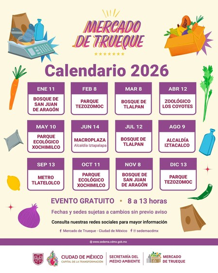Cambia tu “basura” por productos gratis en este tianguis: estas son las fechas del Mercado de Trueque 2026