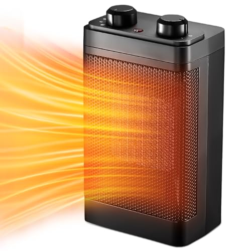 TMOSLY Calentador de Sobremesa Pequeño, Eléctrico Para Interior, Dormitorio, Oficina, Uso Doméstico, 1500W