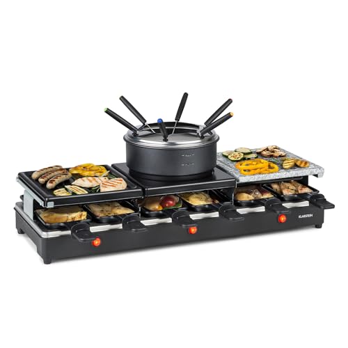Klarstein Fonduelette XL - Set de Raclette y Fondue