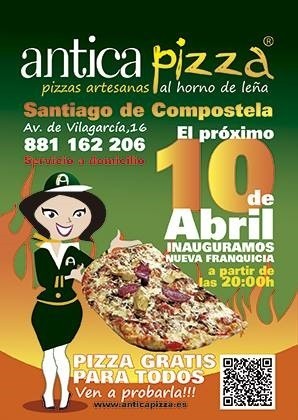 'Antica pizza' abre en Santiago de Compostela y mañana puedes probarla gratis