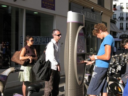 Bici compartida en París