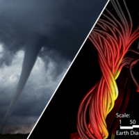 Podríamos pensar en el espacio como un lugar sin amenazas climáticas para la Tierra. Podríamos ignorar a los "tornados espaciales"