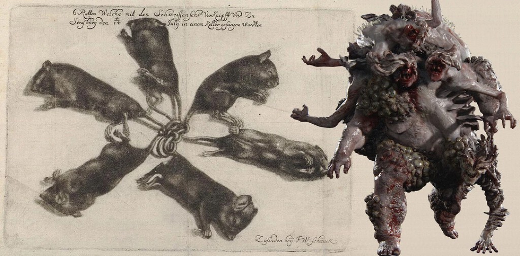 El Rey de las Ratas, el monstruo de videojuego que parece sacado de una pesadilla de Miyazaki pero es más real de lo que nos gustaría 