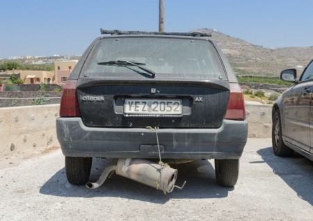 Tubo Escape Colgante