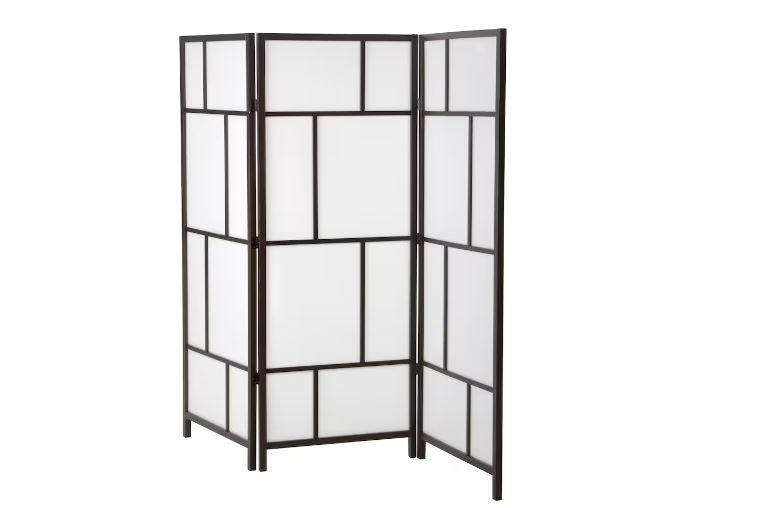 RISÖR
Biombo, blanco/negro