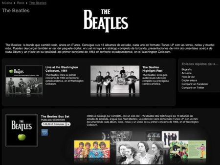 Los Beatles llegan por fin a la iTunes Store