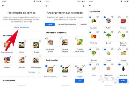 Asistente Comida