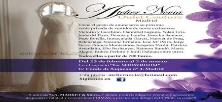Trajes de novia de grandes firmas muy económicos en Madrid