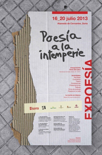 Se celebra la sexta edición de Expoesía de Soria llamada Poesía a la intemperie