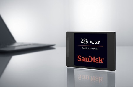 SSD SanDisk SDSSDA-480G-G26 Plus, con 480GB de capacidad, por 84,99 euros y envío gratis en Amazon