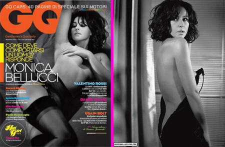 Monica Bellucci impresionante para GQ Italia