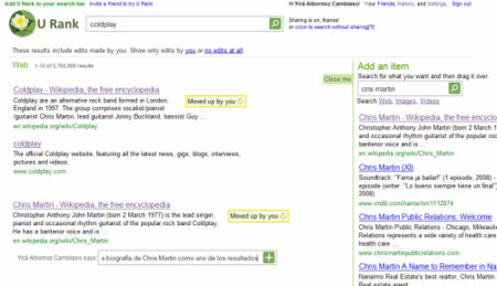 U Rank, Microsoft experimenta con búsquedas sociales al estilo Wikia Search