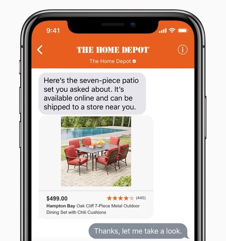 La mensajería empresarial de iMessage ya está disponible en más países