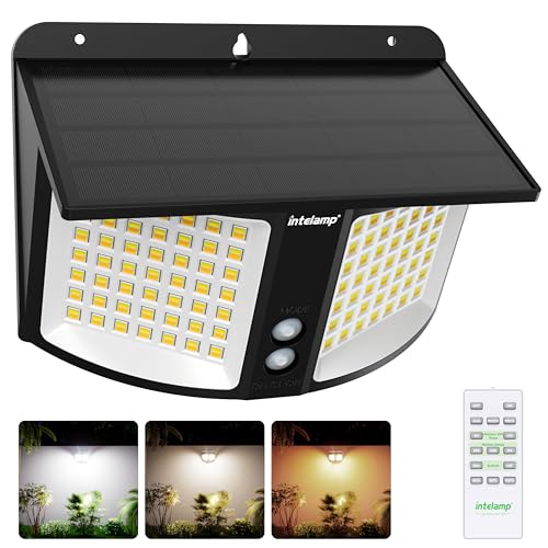 intelamp Luz Solar Exterior con Sensor Radar