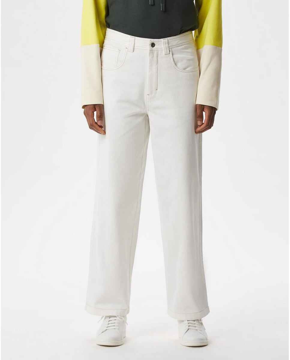 Pantalón chino de hombre regular en blanco de Adolfo Domínguez