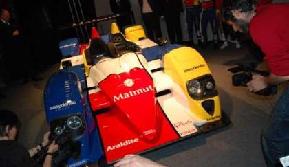 Courage Oreca LC70. Decoración Art Car inspiración Mondrian