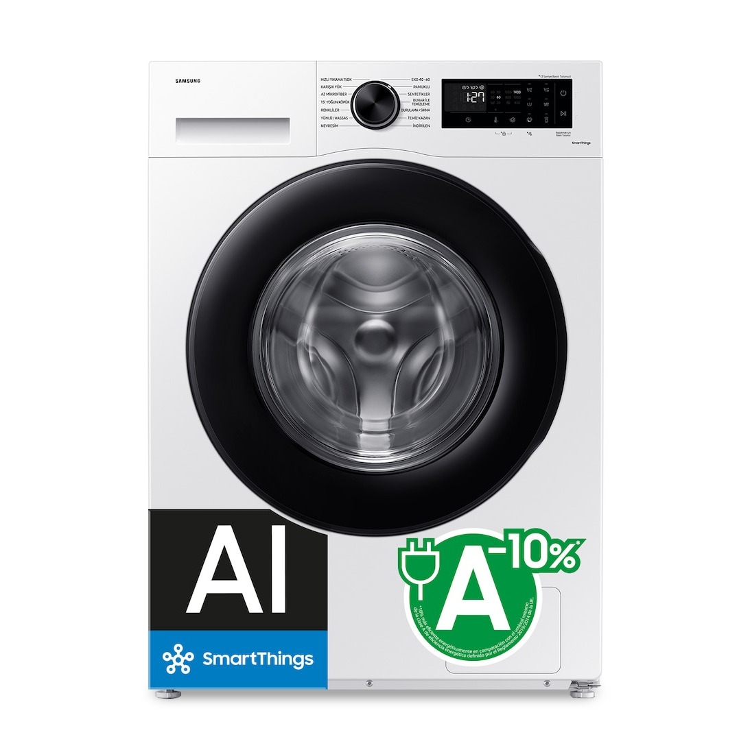 Lavadora 9Kg Ecobubble™ Clase A Blanca WW90CGC04DAEEC