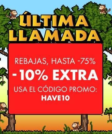 10 % de descuento extra sobre las rebajas en Asos